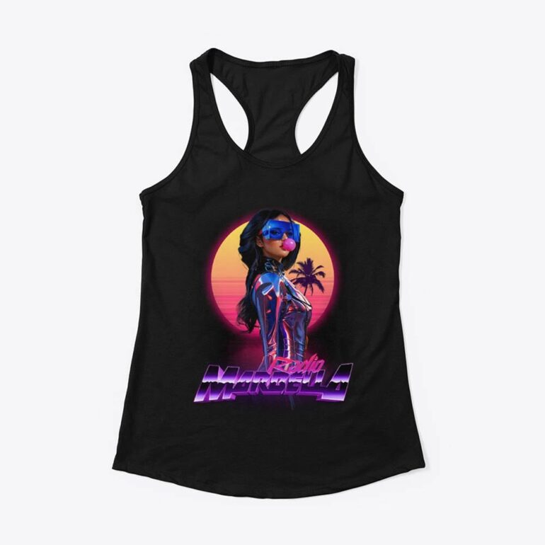 retro futuristic womens tank top item image