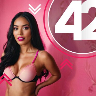 Beautiful Filipina woman posing in pink-themed photoshoot for Radio Marbella’s vocal deep house chart.